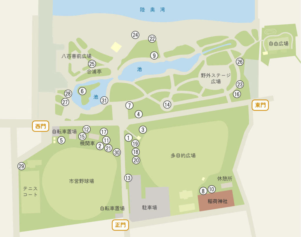 合浦公園（青森市/公園・緑地）の地図｜地図マピオン : 青森市営住宅合浦団地（青森市/団地）の地図｜地図マピオン – ABKZ